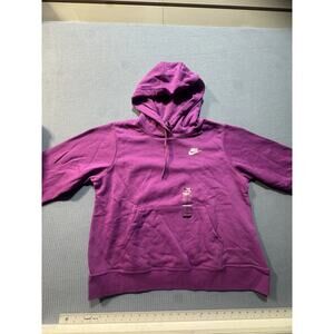 NIKE THERMA-FIT Women Purple Hoodie Sz 0X Brand New